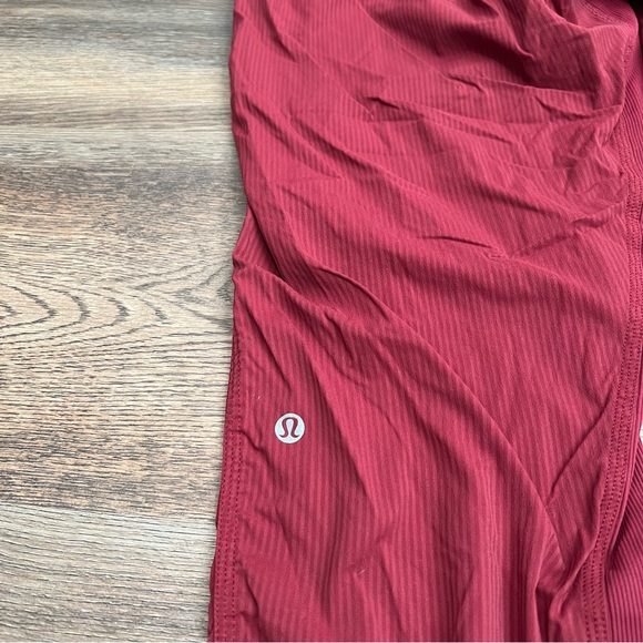 Lululemon Athletica Red Maroon Dance Studio Joggers Size 10 Inseam 26” - Picture 8 of 10